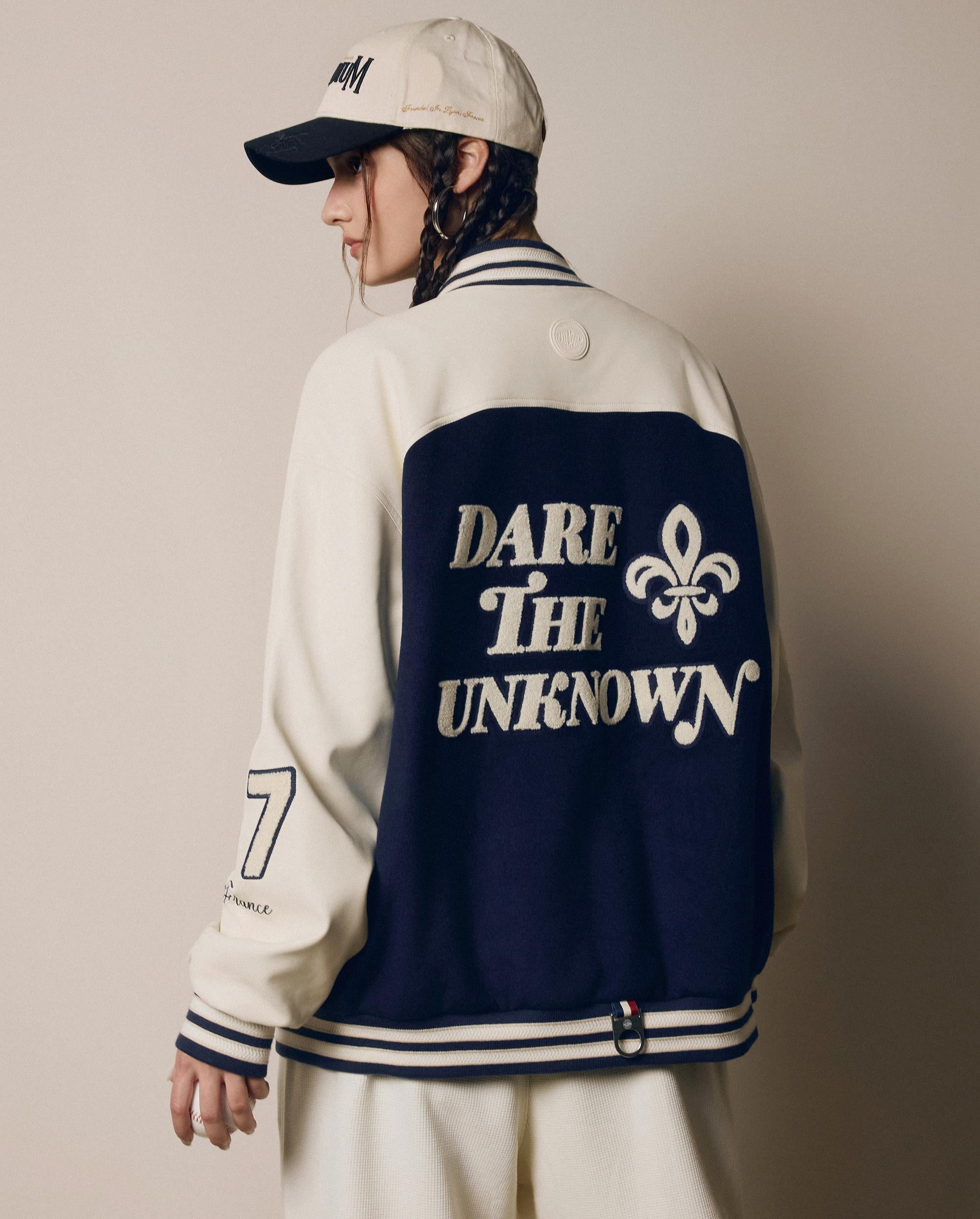 1011865-403 | MEN'S LOGO OVERSIZE WOOL-BLEND COLOR BLOCKS JACKET | TOTAL ECLIPSE