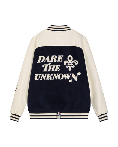 1011865-403 | MEN'S LOGO OVERSIZE WOOL-BLEND COLOR BLOCKS JACKET | TOTAL ECLIPSE