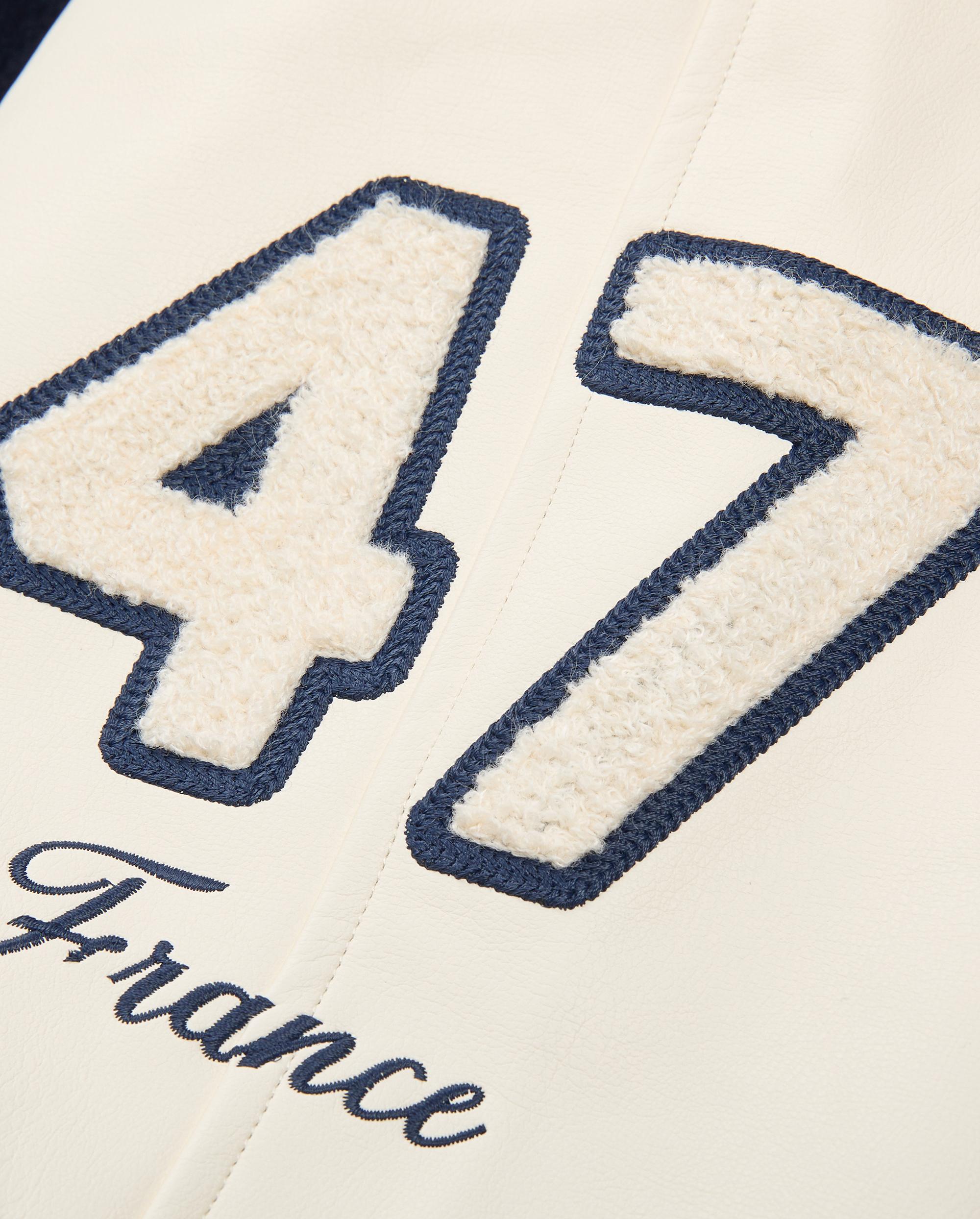 1011865-403 | MEN'S LOGO OVERSIZE WOOL-BLEND COLOR BLOCKS JACKET | TOTAL ECLIPSE