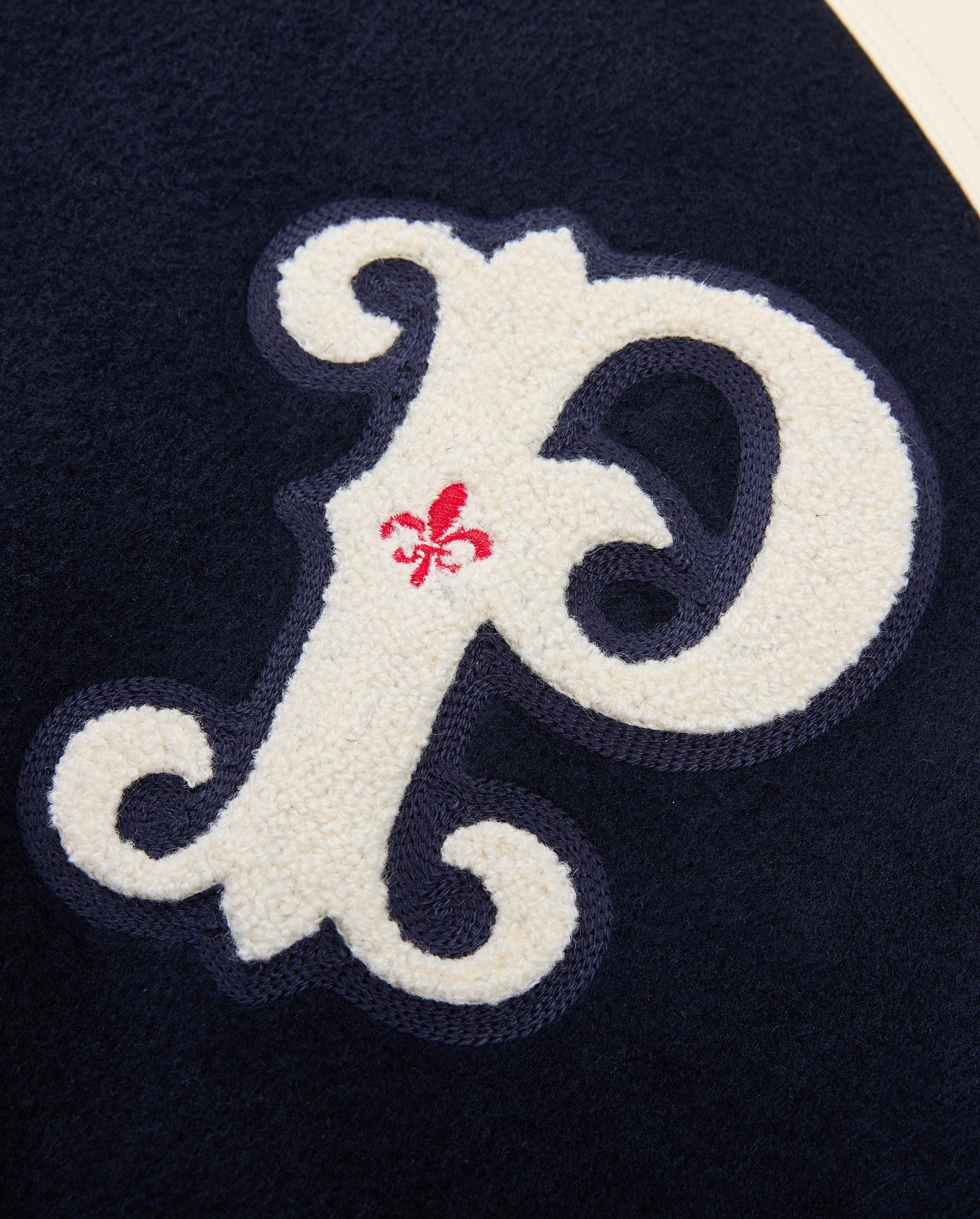 1011865-403 | MEN'S LOGO OVERSIZE WOOL-BLEND COLOR BLOCKS JACKET | TOTAL ECLIPSE