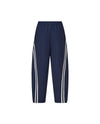 1011877-453 | MEN'S IRIS LOGO SIDE STRIPES LOOSE FIT PANTS | MARITIME BLUE