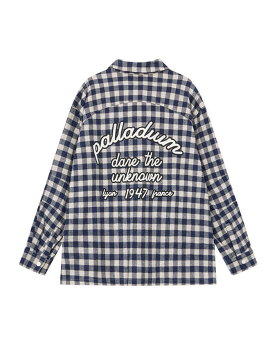 1011887-174 | MEN'S IRIS LOGO CHECKED LONG SLEEVES SHIRT