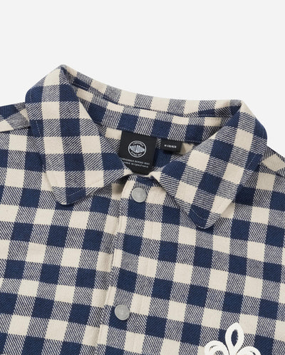 1011887-174 | MEN'S IRIS LOGO CHECKED LONG SLEEVES SHIRT