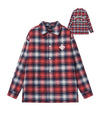 1011887-560 | MEN'S IRIS LOGO CHECKED LONG SLEEVES SHIRT