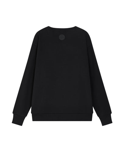 1011896-032 | MEN'S LOGO DROPPED SHOULDERS COTTON SWEATSHIRT | TAP SHOE