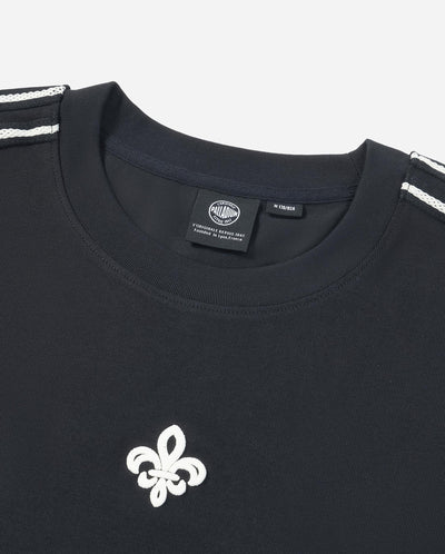 1011898-032 | MEN'S IRIS LOGO LOOSE FIT SIDE STRIPED T-SHIRT | TAP SHOE