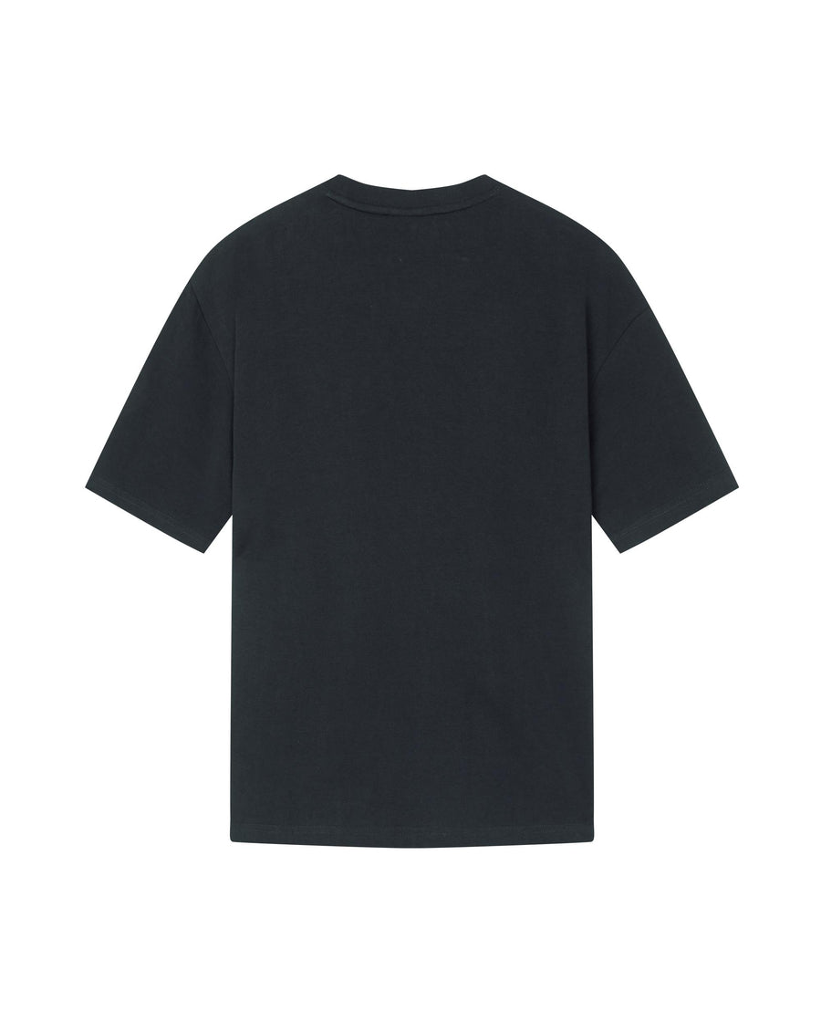 1011898-032 | MEN'S IRIS LOGO LOOSE FIT SIDE STRIPED T-SHIRT | TAP SHOE