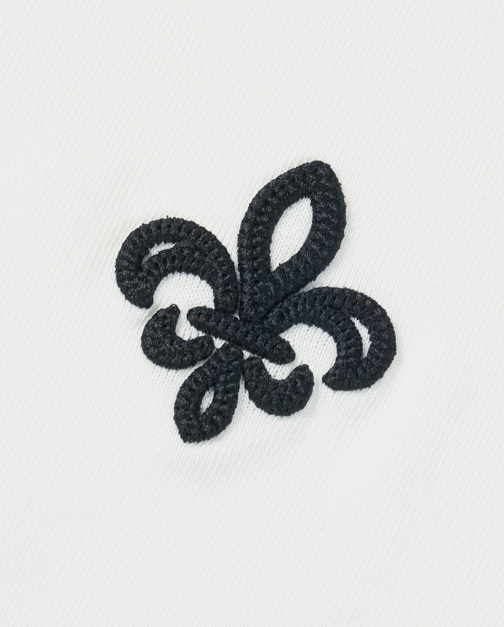 1011898-262 | MEN'S IRIS LOGO LOOSE FIT SIDE STRIPED T-SHIRT | MARSHMALLOW