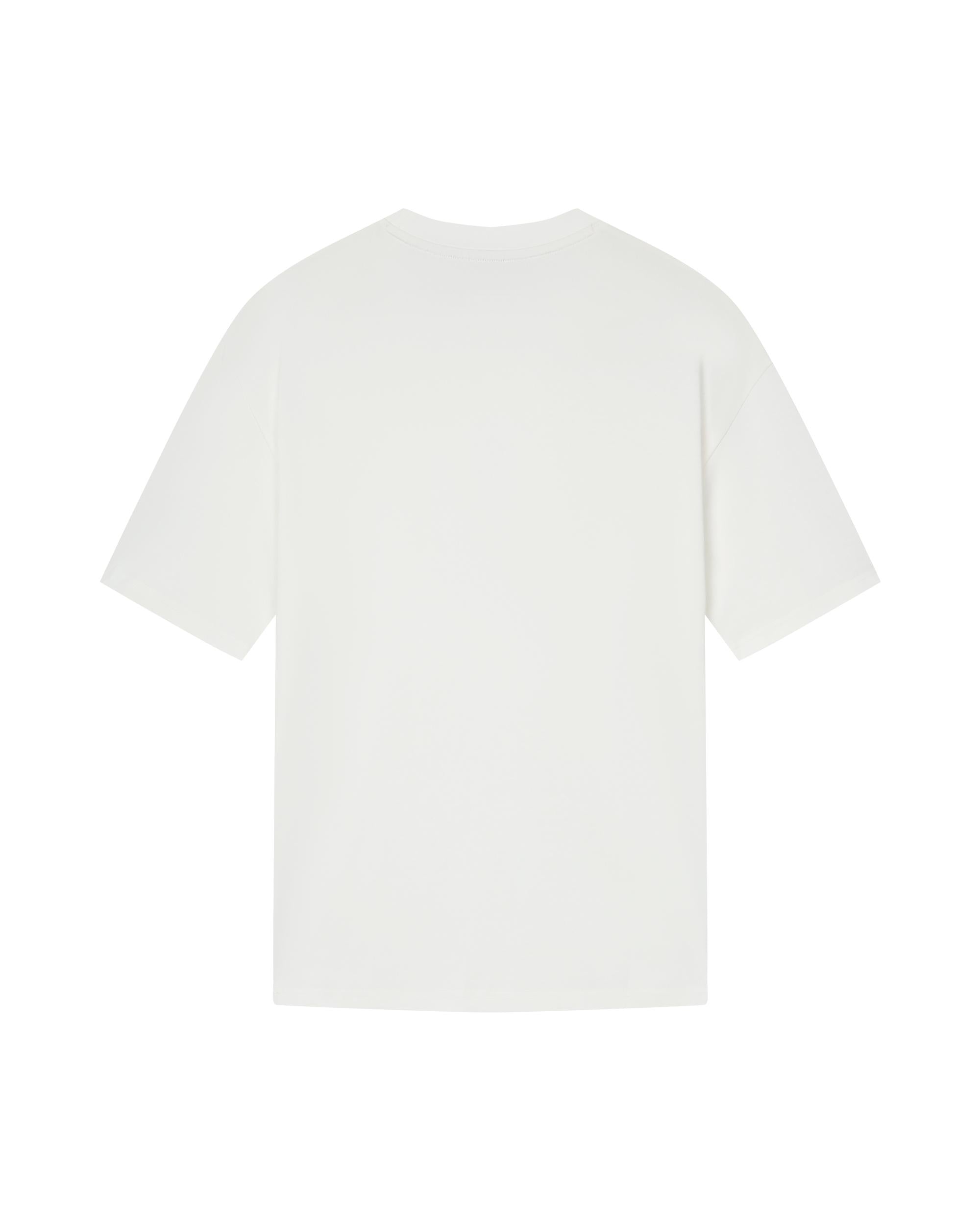 1011898-262 | MEN'S IRIS LOGO LOOSE FIT SIDE STRIPED T-SHIRT | MARSHMALLOW