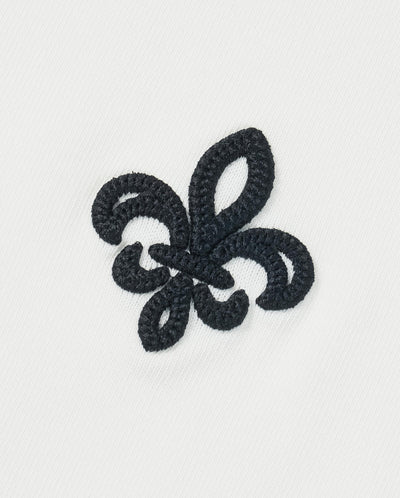 1011898-262 | MEN'S IRIS LOGO LOOSE FIT SIDE STRIPED T-SHIRT | MARSHMALLOW