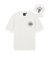 1011906-262 | MEN'S PALLADIUM LOGO THEME PRINTED T-SHIRT | MARSHMALLOW