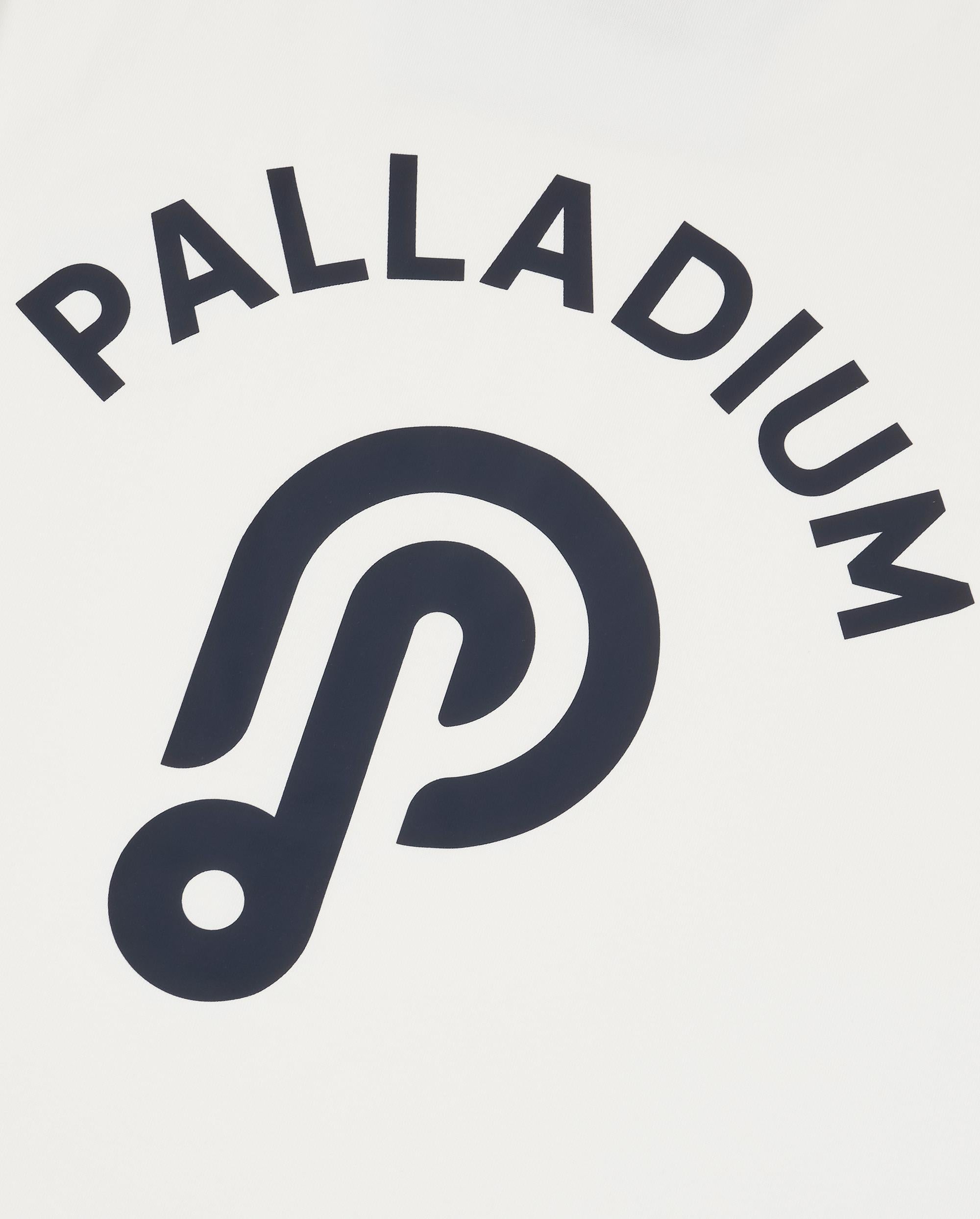 1011906-262 | MEN'S PALLADIUM LOGO THEME PRINTED T-SHIRT | MARSHMALLOW