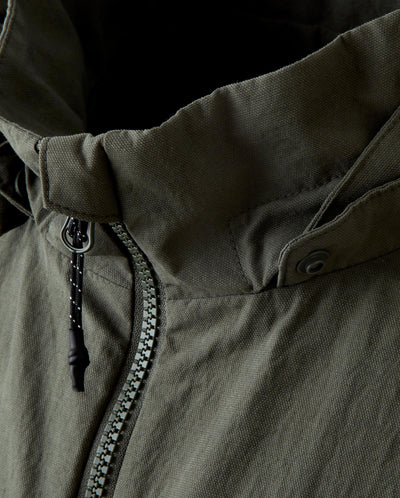 1012309-314 | MEN'S PALLADIUM LOGO CARGO HOODED JACKET | DRY GREEN