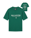 1012348-375 | MEN'S PALLADIUM LOGO COTTON T-SHIRT | BLACKISH GRN