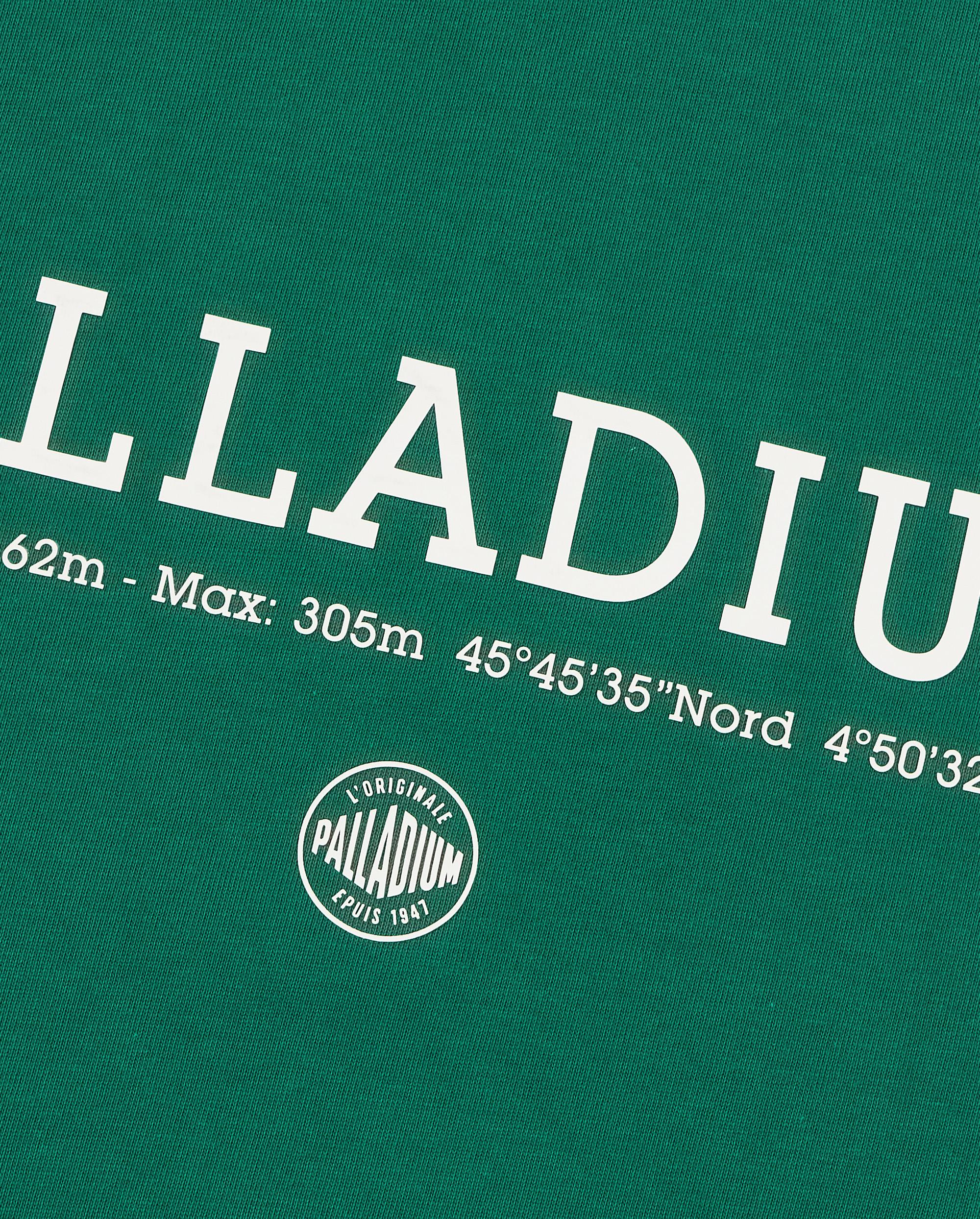 1012348-375 | MEN'S PALLADIUM LOGO COTTON T-SHIRT | BLACKISH GRN