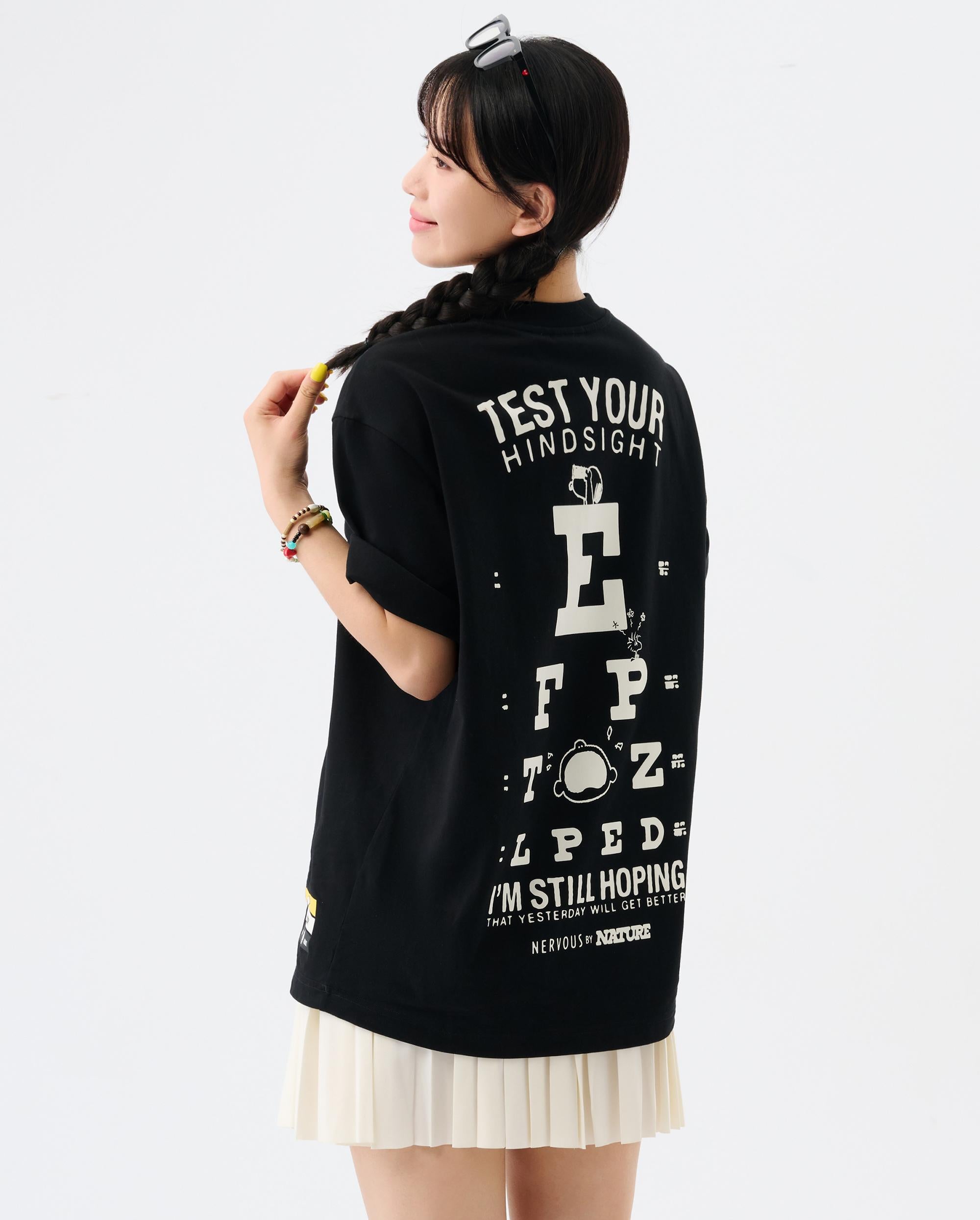 1012424-032 | PALLADIUM X SNOOPY LOGO LOOSE FIT COTTON T-SHIRT | TAP SHOE