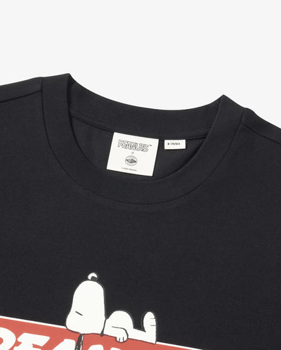 1012426-032 | PALLADIUM X SNOOPY LOGO LOOSE FIT COTTON T-SHIRT | TAP SHOE