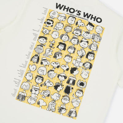 1012428-262 | PALLADIUM X SNOOPY LOGO LOOSE FIT COTTON T-SHIRT | MARSHMALLOW