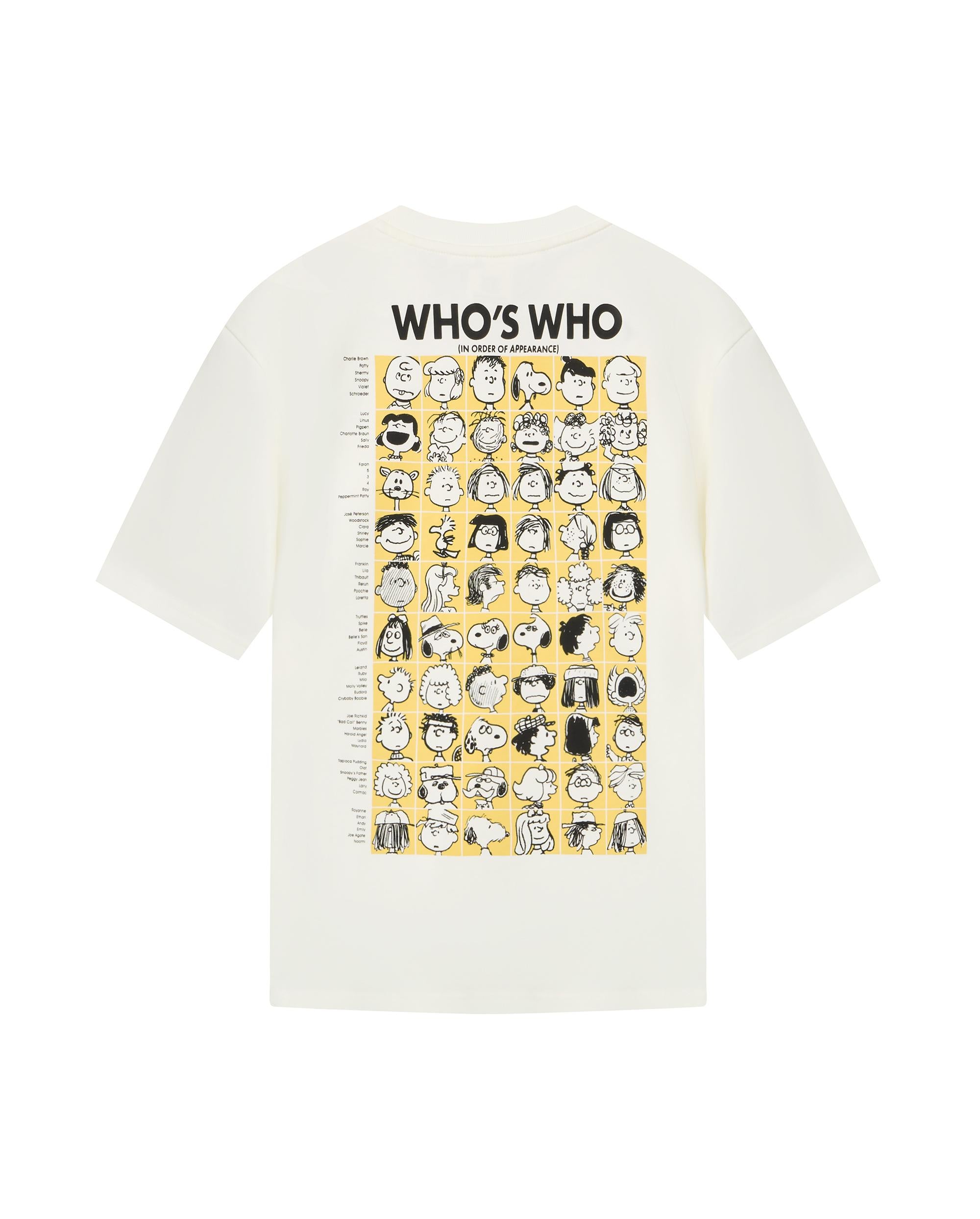 1012428-262 | PALLADIUM X SNOOPY LOGO LOOSE FIT COTTON T-SHIRT | MARSHMALLOW