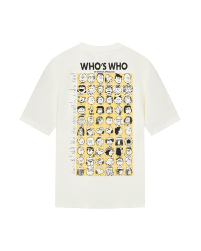 1012428-262 | PALLADIUM X SNOOPY LOGO LOOSE FIT COTTON T-SHIRT | MARSHMALLOW