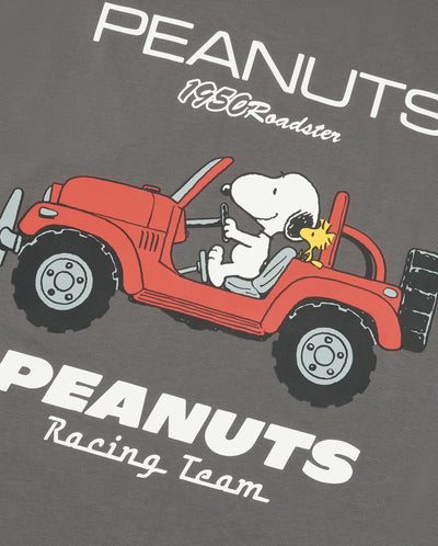 1012429-123 | PALLADIUM X SNOOPY LOGO LOOSE FIT COTTON T-SHIRT | THUNDERSTORM