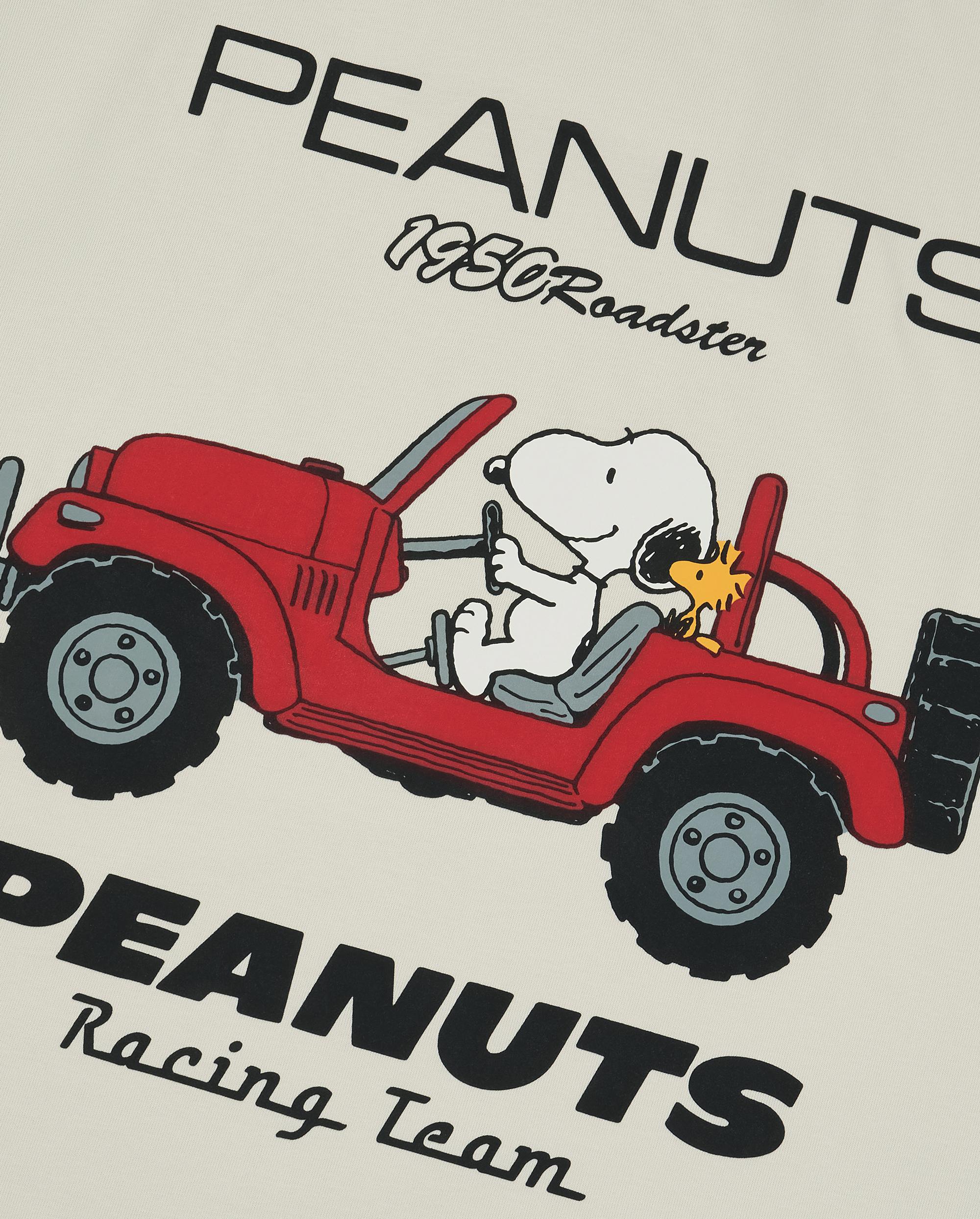 1012429-124 | PALLADIUM X SNOOPY LOGO LOOSE FIT COTTON T-SHIRT | WHISPER WHITE