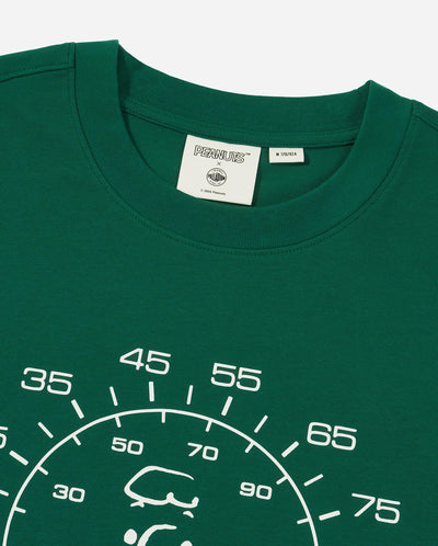 1012429-389 | PALLADIUM X SNOOPY LOGO LOOSE FIT COTTON T-SHIRT | POSY GREEN