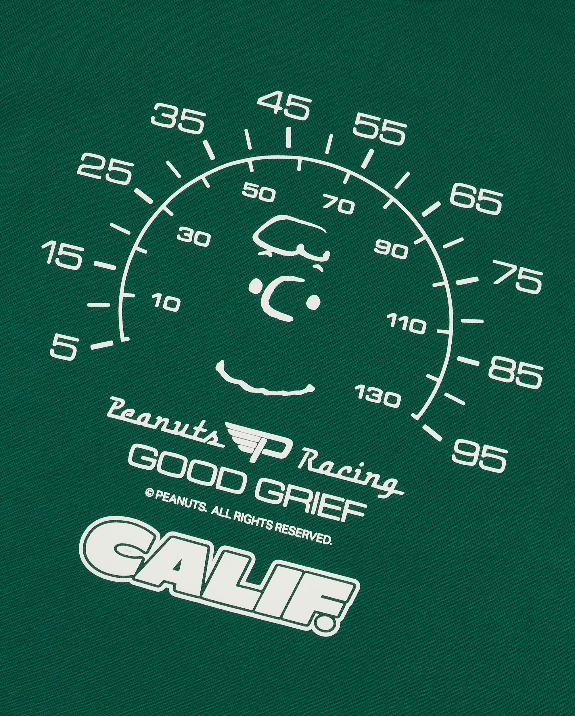 1012429-389 | PALLADIUM X SNOOPY LOGO LOOSE FIT COTTON T-SHIRT | POSY GREEN