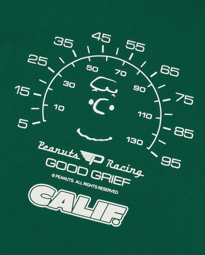 1012429-389 | PALLADIUM X SNOOPY LOGO LOOSE FIT COTTON T-SHIRT | POSY GREEN