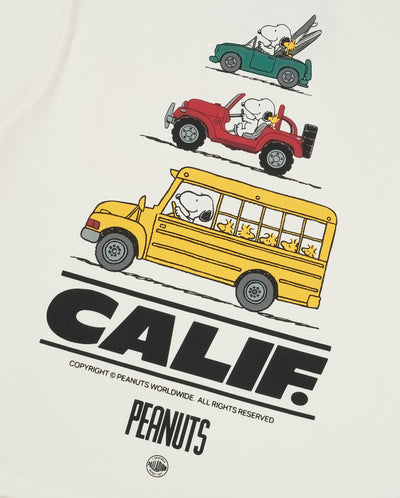 1012432-262 | PALLADIUM X SNOOPY LOGO LOOSE FIT COTTON T-SHIRT | MARSHMALLOW