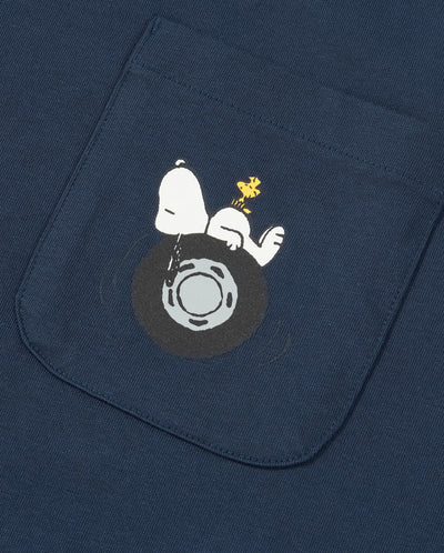 1012432-470 | PALLADIUM X SNOOPY LOGO LOOSE FIT COTTON T-SHIRT | CARBON