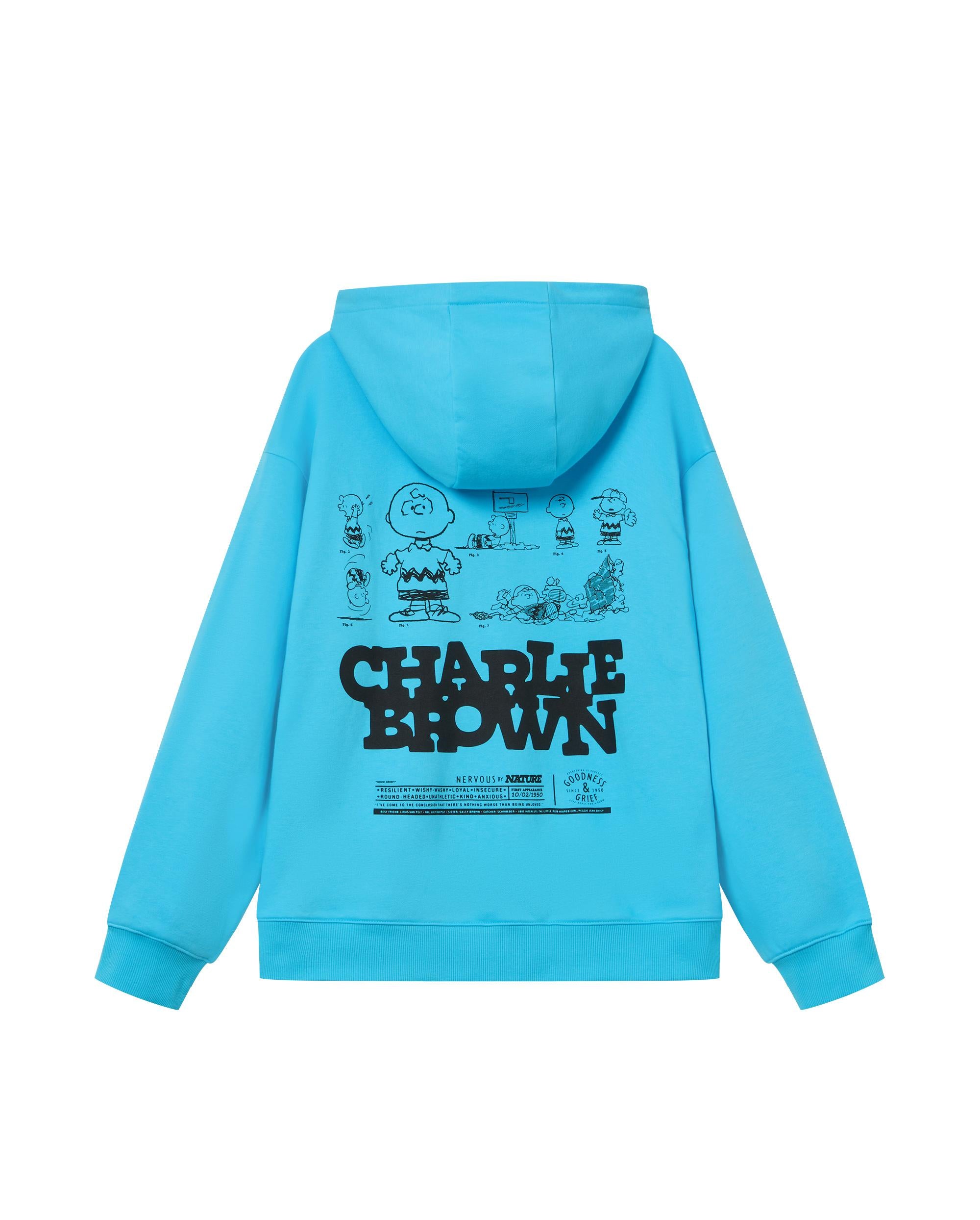 1012563-578 | PALLADIUM X SNOOPY PRINTED LOOSE FIT HOODIE | BALTIC SEA