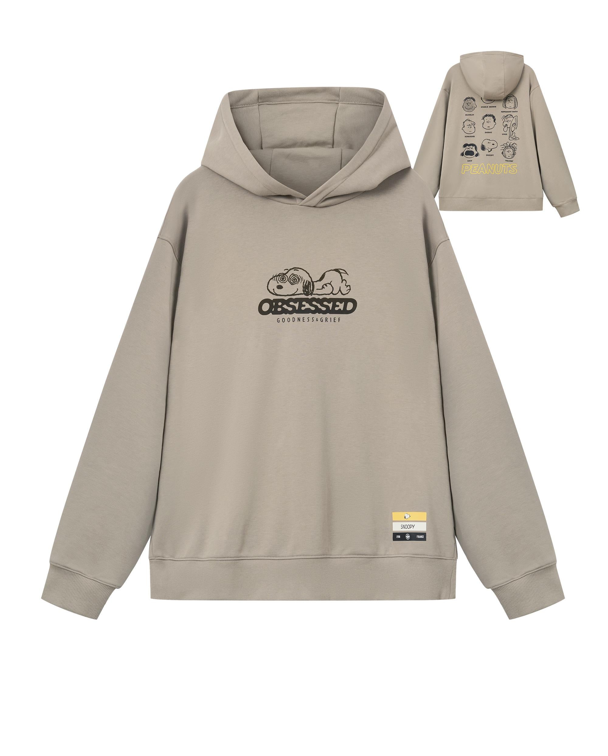 1012564-221 | PALLADIUM X SNOOPY LOGO LOOSE FIT HOODIE | WINTER TWIG