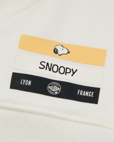 1012567-262 | PALLADIUM X SNOOPY LOGO LOOSE FIT HOODED JACKET | MARSHMALLOW
