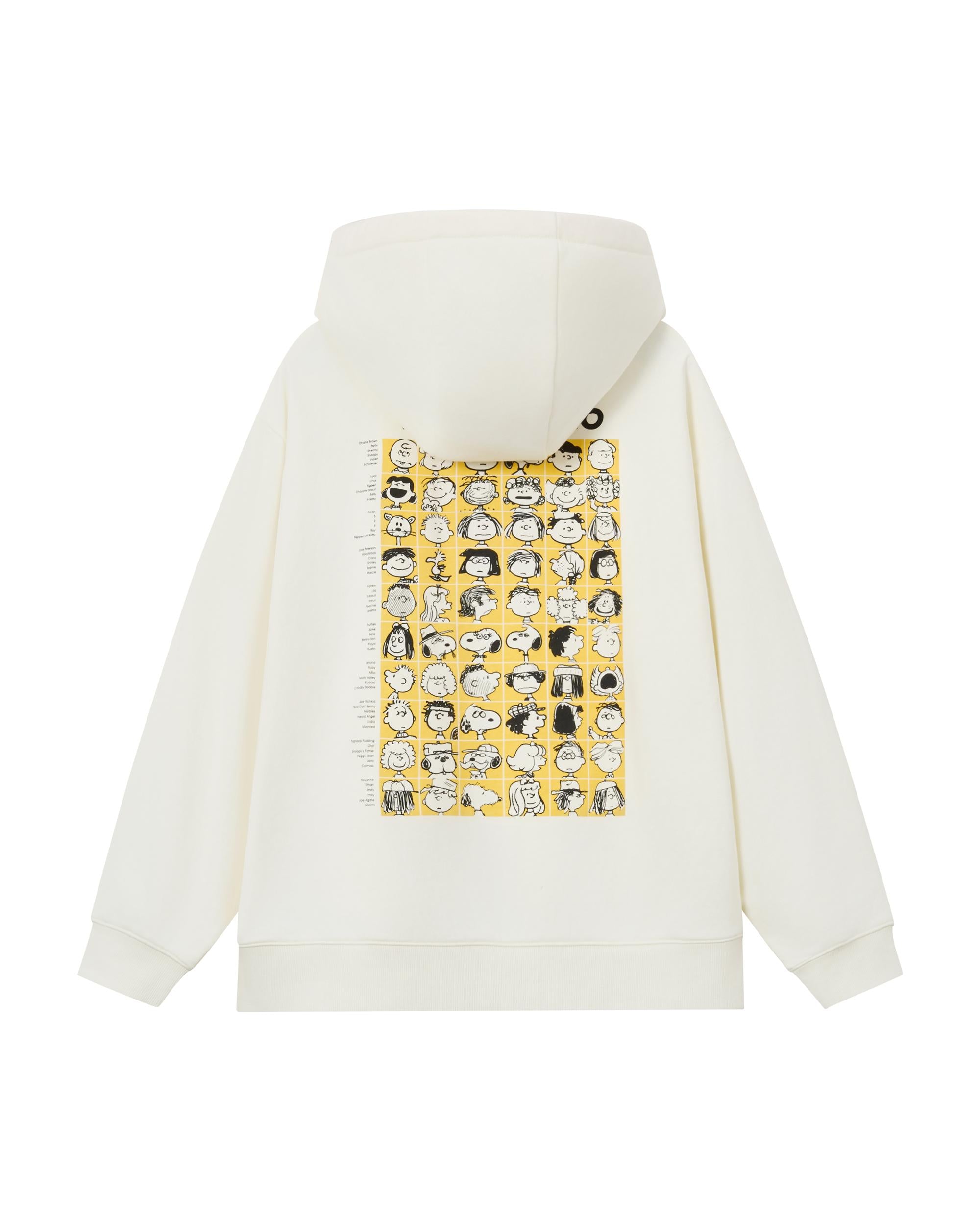 1012567-262 | PALLADIUM X SNOOPY LOGO LOOSE FIT HOODED JACKET | MARSHMALLOW