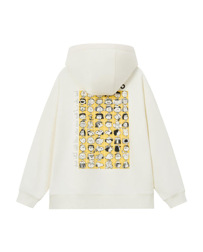 1012567-262 | PALLADIUM X SNOOPY LOGO LOOSE FIT HOODED JACKET | MARSHMALLOW