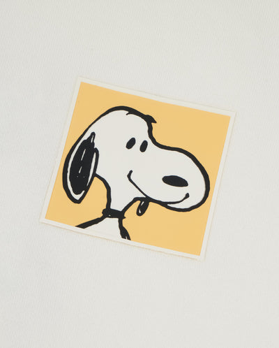 1012567-262 | PALLADIUM X SNOOPY LOGO LOOSE FIT HOODED JACKET | MARSHMALLOW