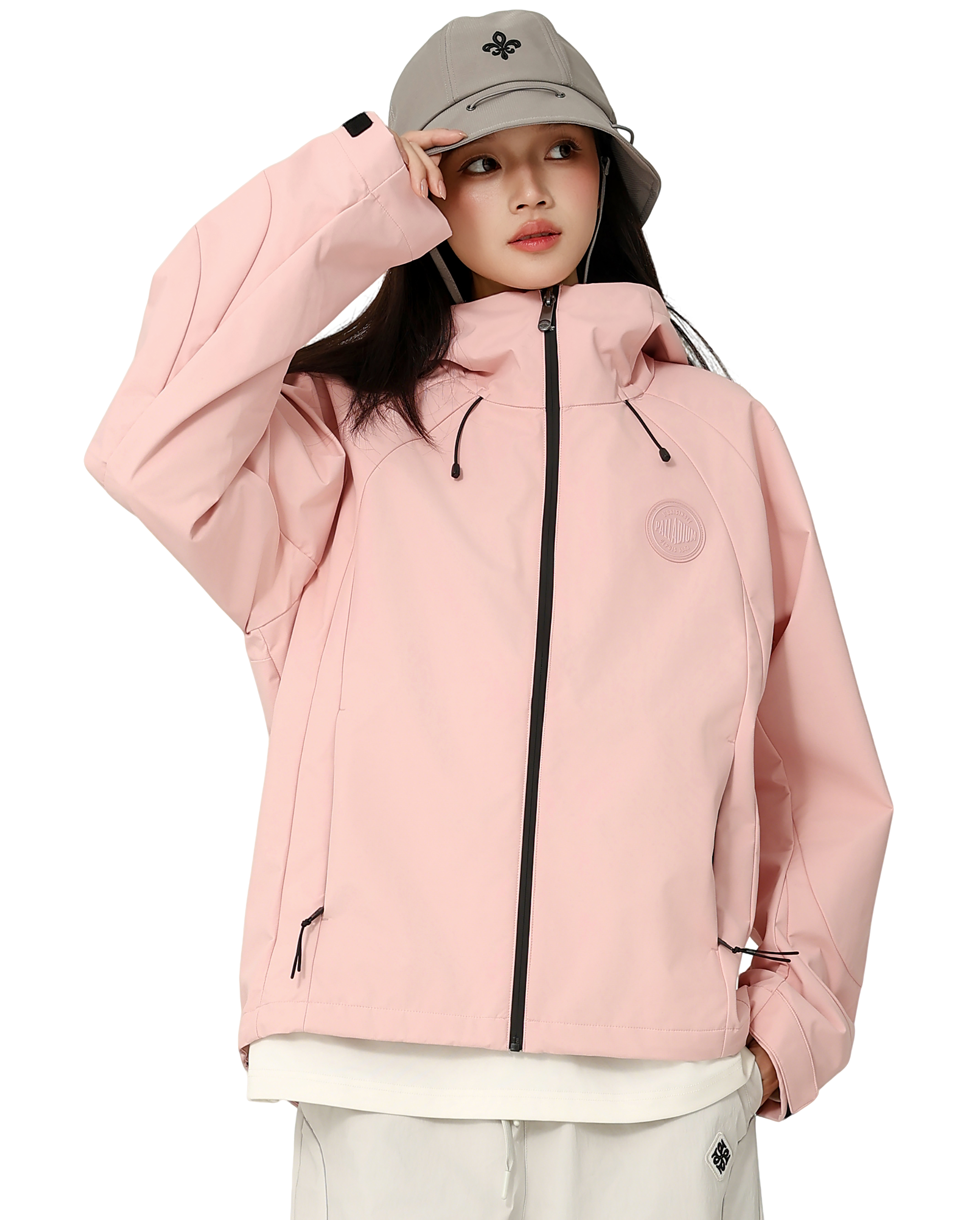 1012658-697 | MEN'S LOOSE FIT WATER REPELLENT WINDPROOF JACKET | CORAL BLUSH