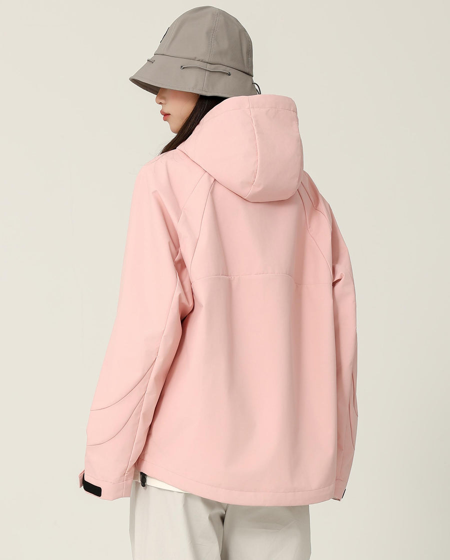 1012658-697 | MEN'S LOOSE FIT WATER REPELLENT WINDPROOF JACKET | CORAL BLUSH