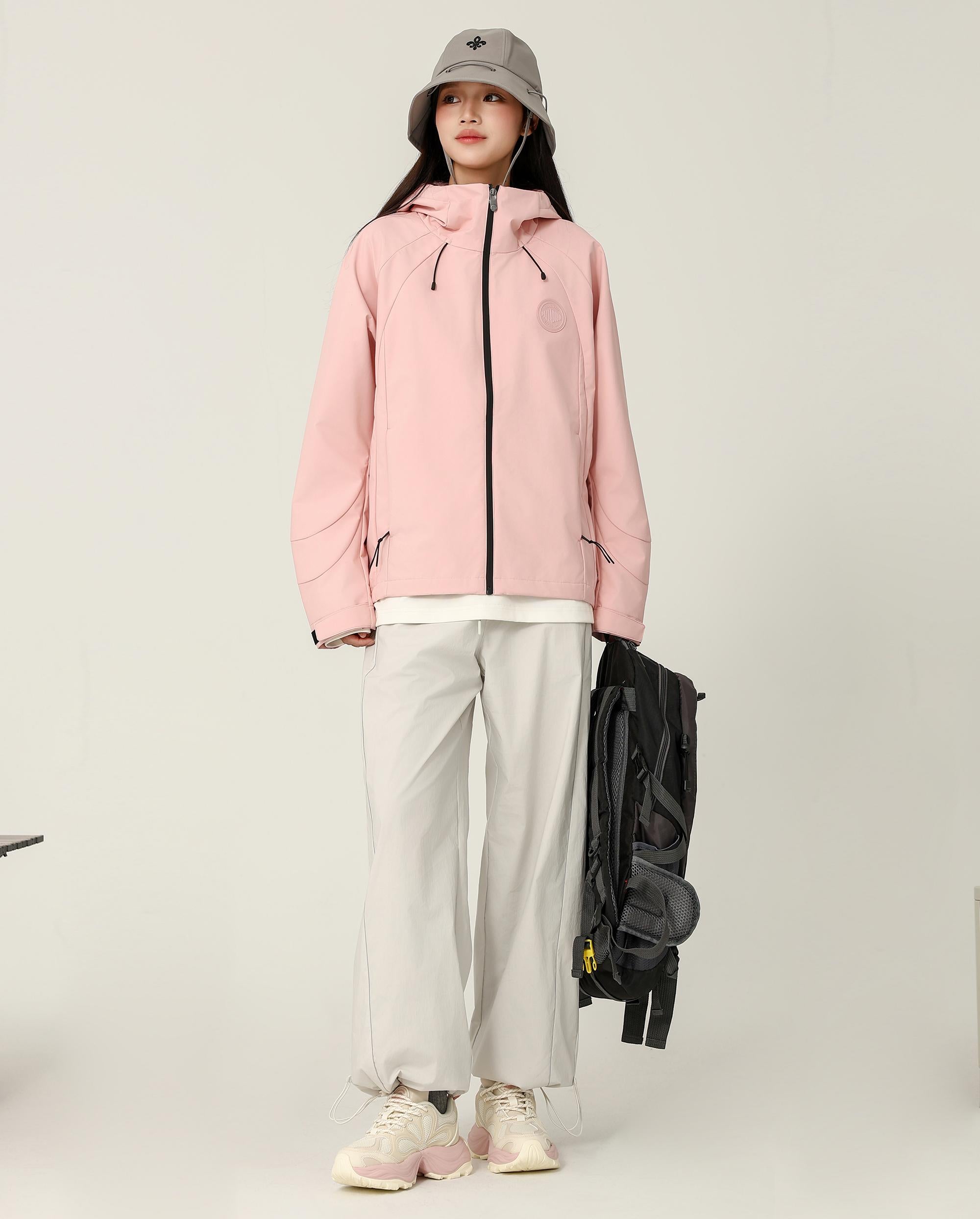 1012658-697 | MEN'S LOOSE FIT WATER REPELLENT WINDPROOF JACKET | CORAL BLUSH