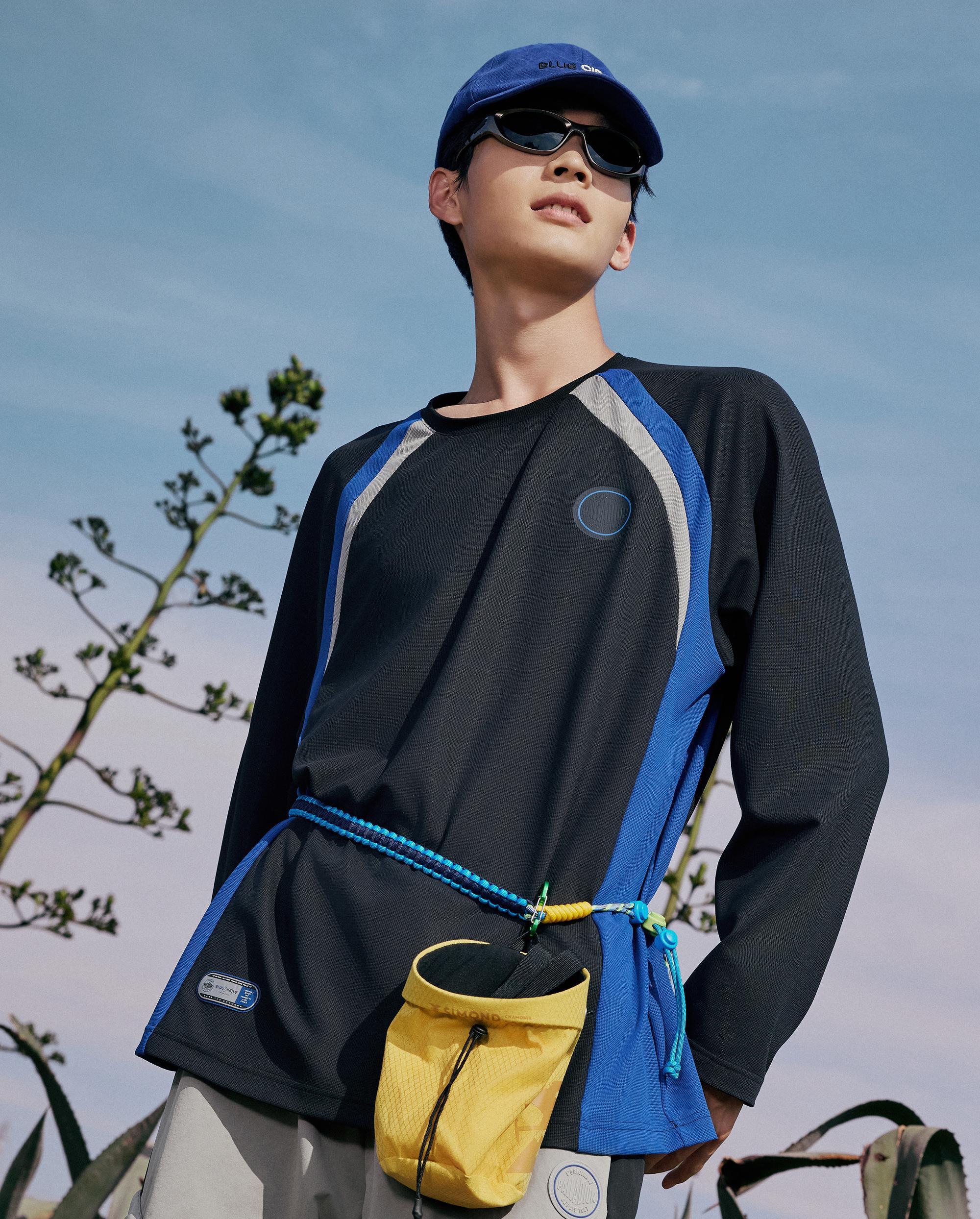 1012662-032 | MEN'S LOGO WATER REPELLENT COLOR BLOCKS T-SHIRT | TAP SHOE