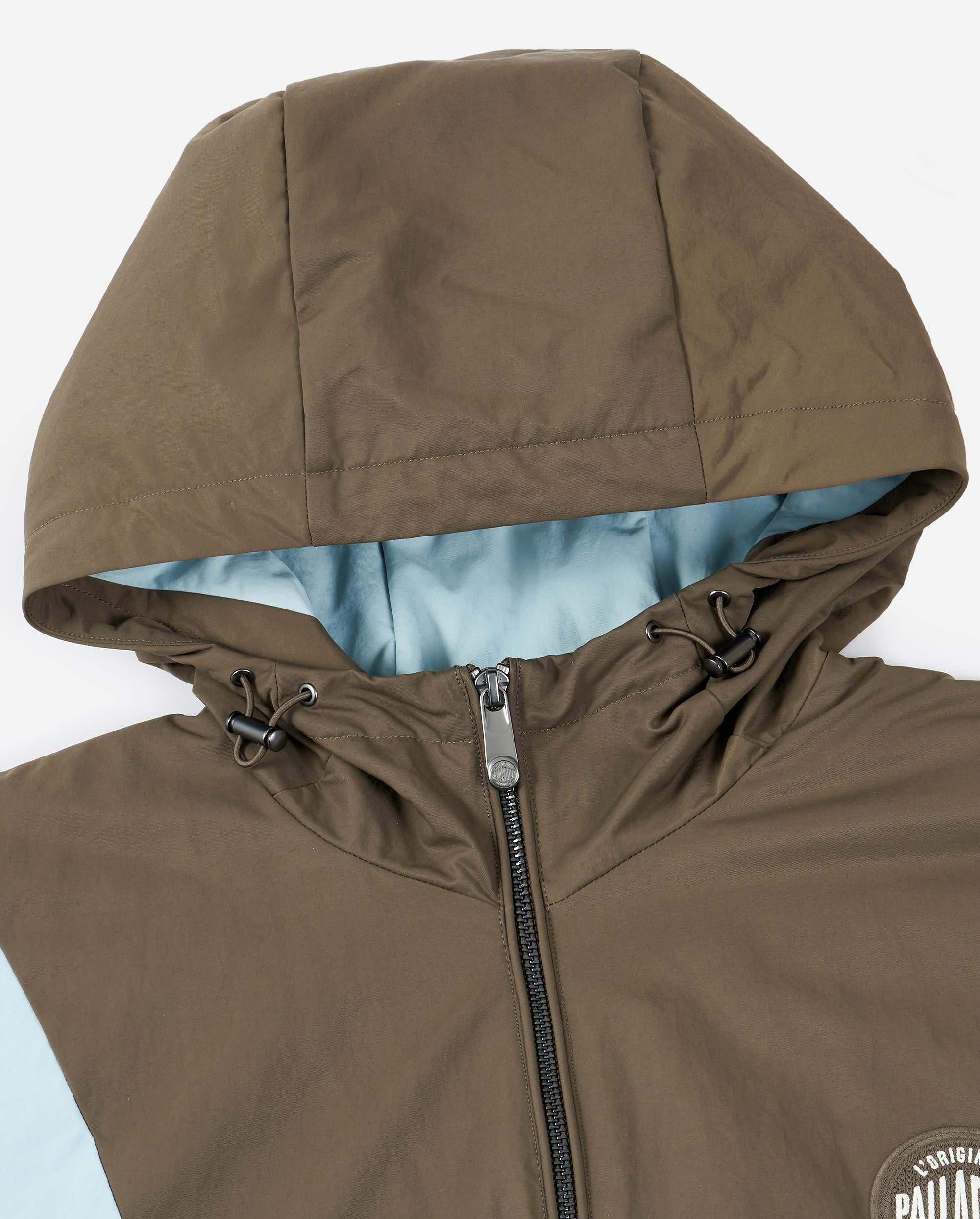 1012755-246 | MEN'S LOGO LOOSE FIT COLOR BLOCKS HOODED JACKET | CANTEEN