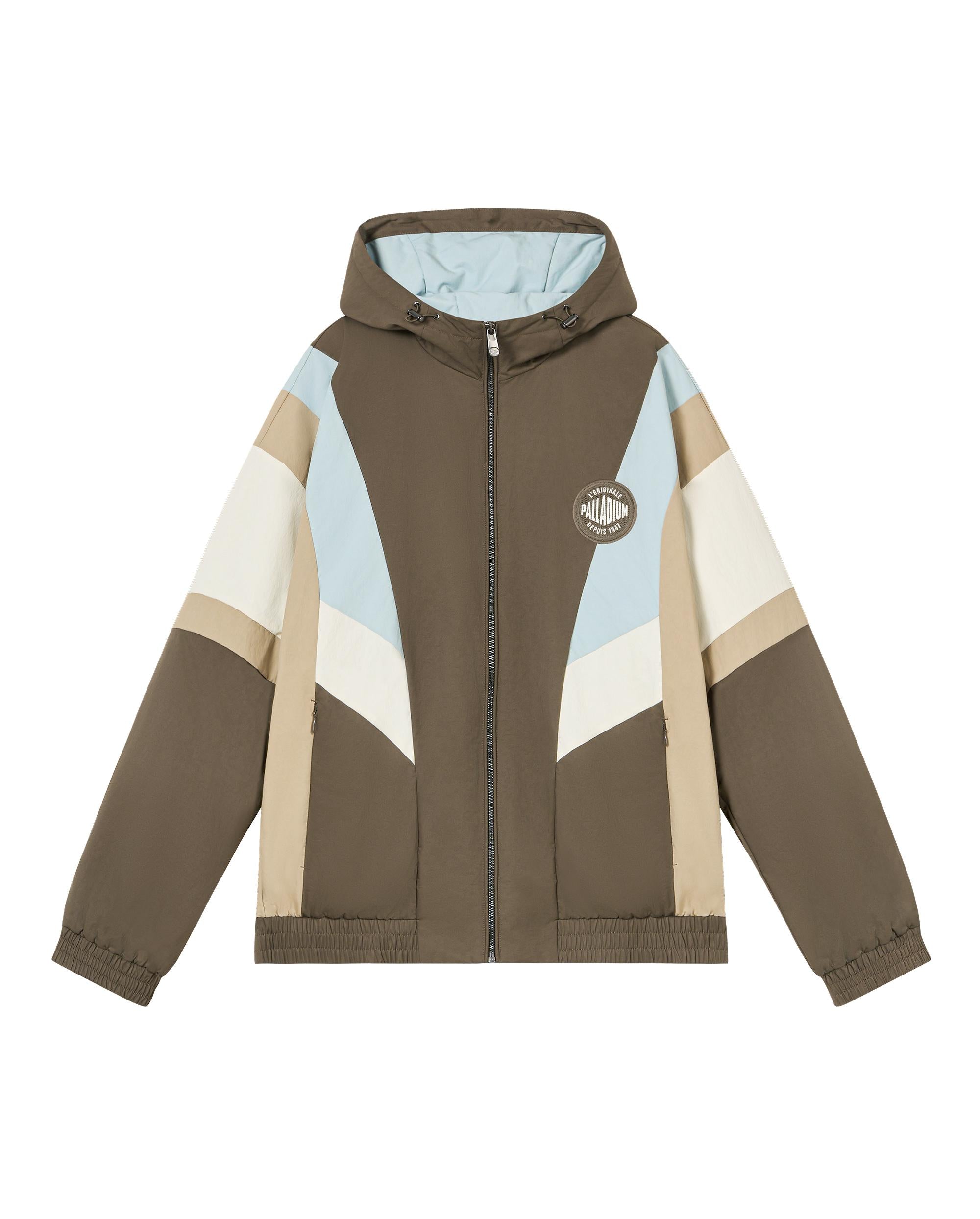 1012755-246 | MEN'S LOGO LOOSE FIT COLOR BLOCKS HOODED JACKET | CANTEEN