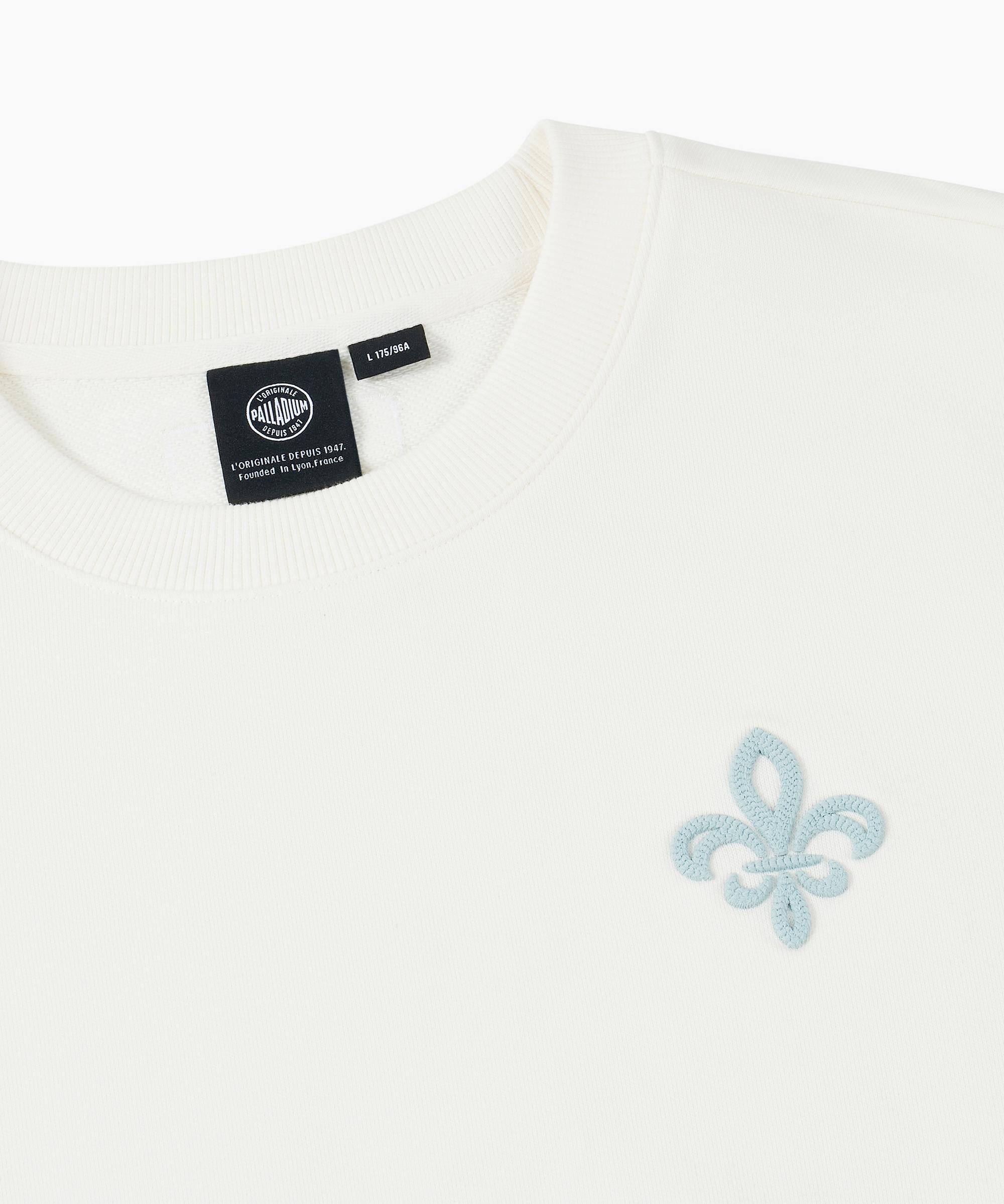 1012762-262 | MEN'S IRIS LOGO COTTON SWEATSHIRT | MARSHMALLOW