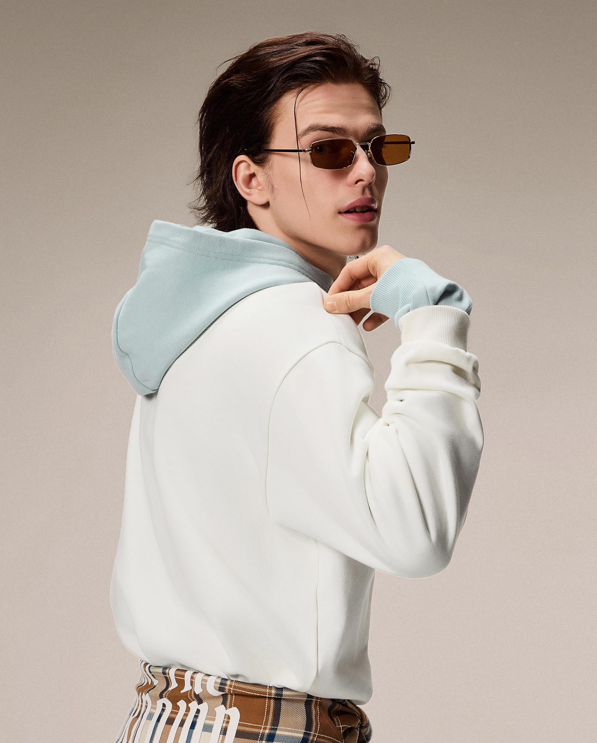 1012762-262 | MEN'S IRIS LOGO COTTON SWEATSHIRT | MARSHMALLOW