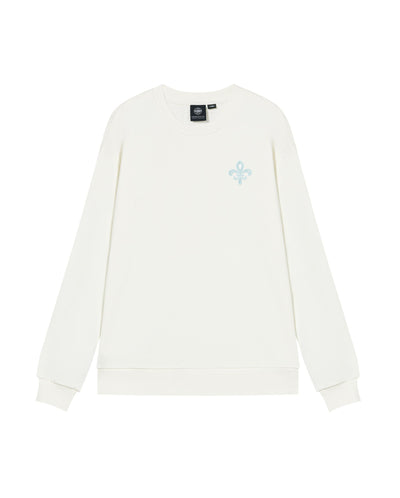1012762-262 | MEN'S IRIS LOGO COTTON SWEATSHIRT | MARSHMALLOW
