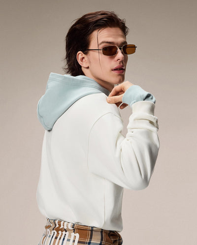 1012762-262 | MEN'S IRIS LOGO COTTON SWEATSHIRT | MARSHMALLOW