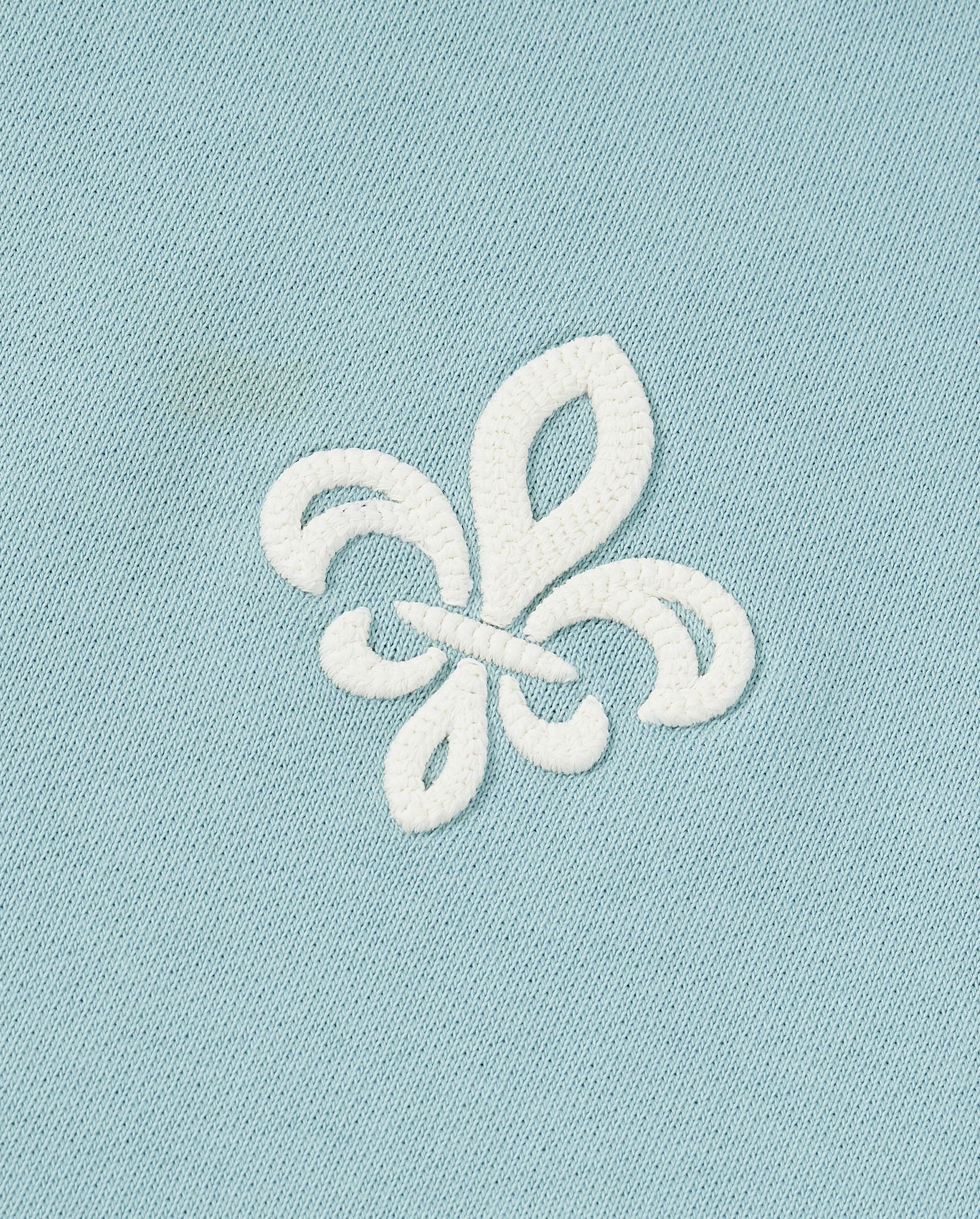 1012764-456 | MEN'S IRIS LOGO COTTON HOODIE | CLOUD BLUE