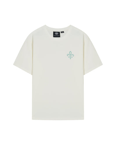 1012765-262 | MEN'S IRIS LOGO LOOSE FIT COTTON T-SHIRT | MARSHMALLOW