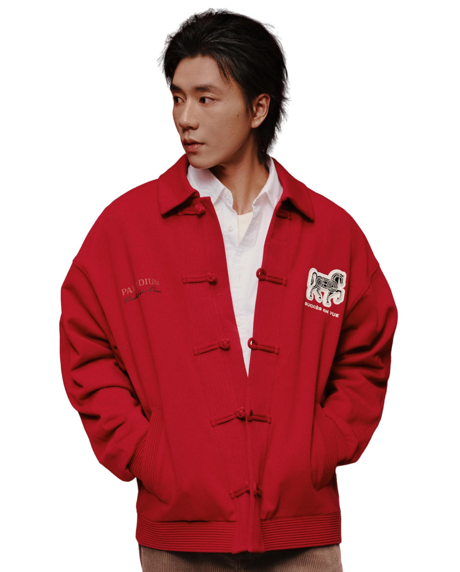 1012774-603 | MEN'S CNY HORSE THEME LOGO LOOSE FIT JACKET | EMBOLDENED